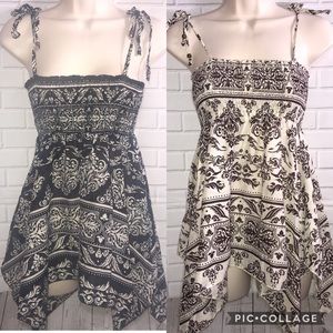 L.E.I SPAGHETTI STRAP tops w/handkerchief hemline